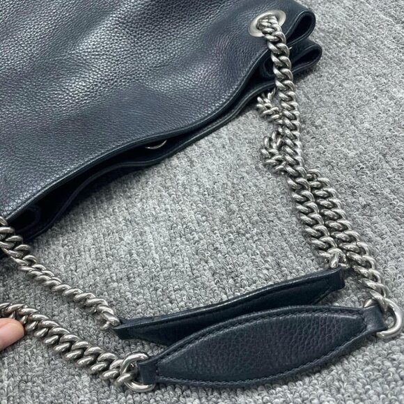 Gucci GG Soho on Chain Medium Shoulder Black Bag 660-82024 - Picture 10 of 16